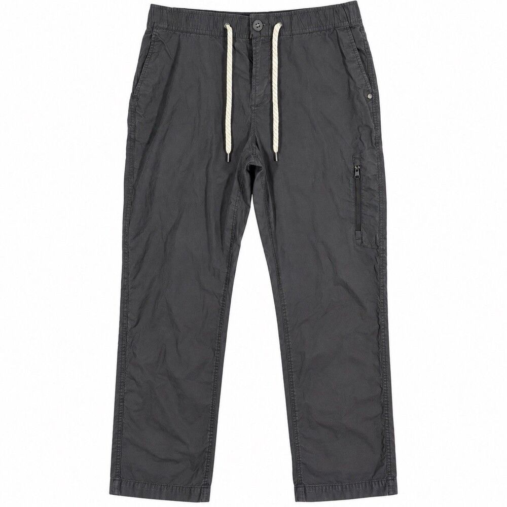 Vuori Ripstop Climber Pants Men’s Large Charcoal Gray Elastic Waist Hiking
